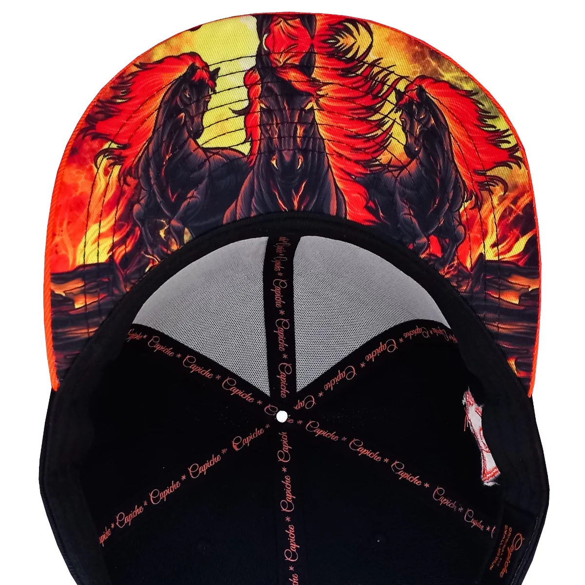 Aethon Snapback - Black/Orange - Image 8