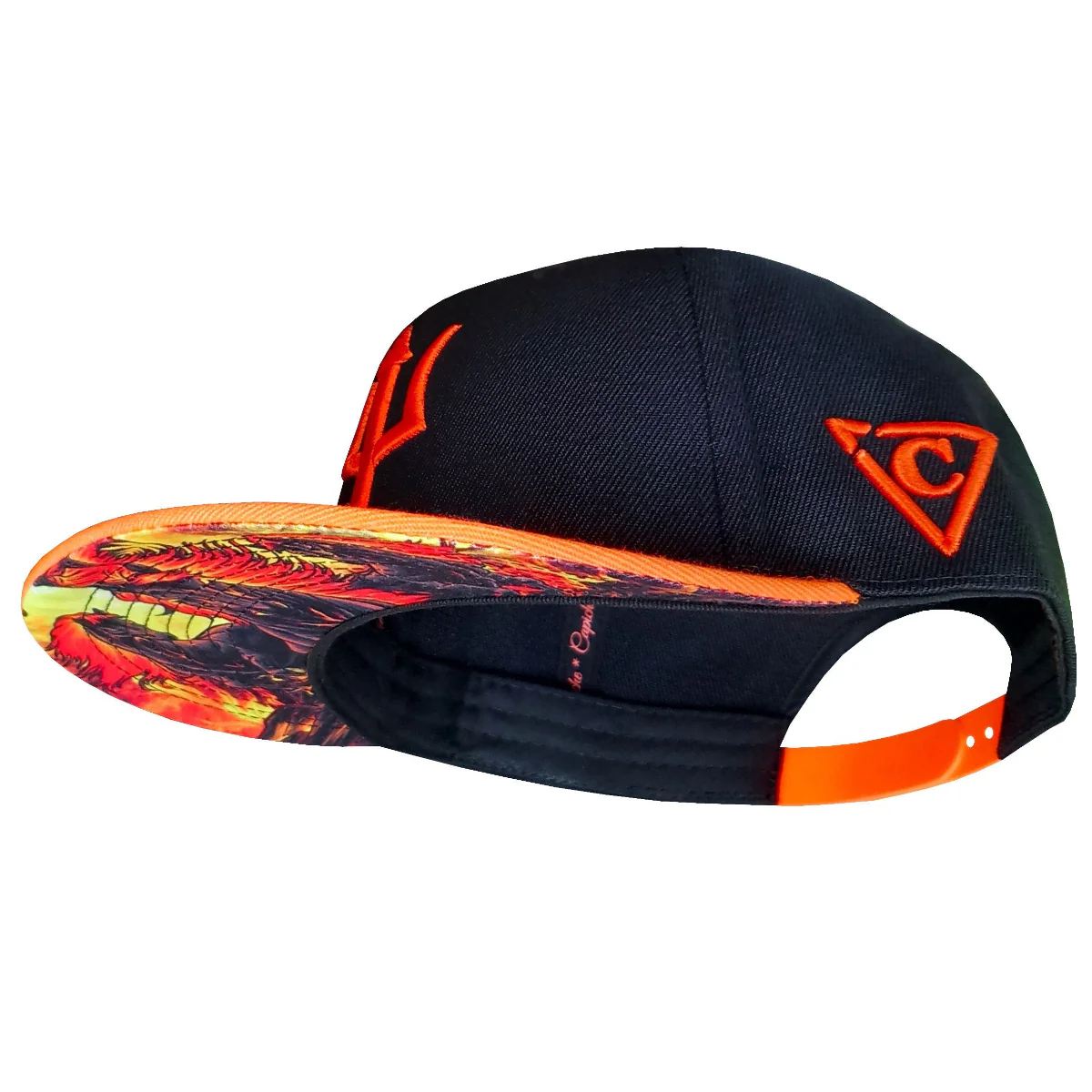 Aethon Snapback - Black/Orange - Image 9