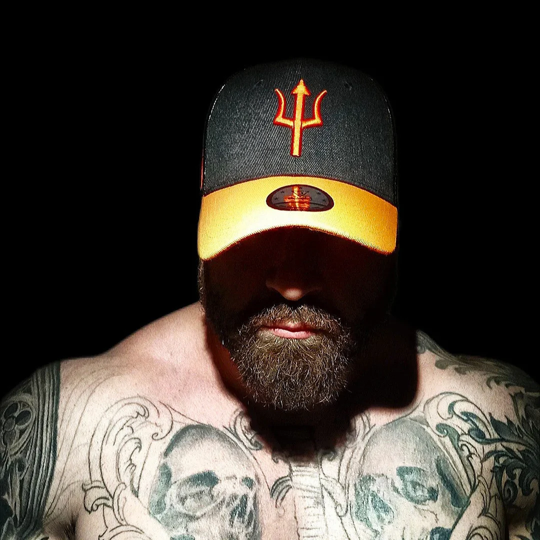 Aethon Trucker Cap - Black/Orange - Image 5