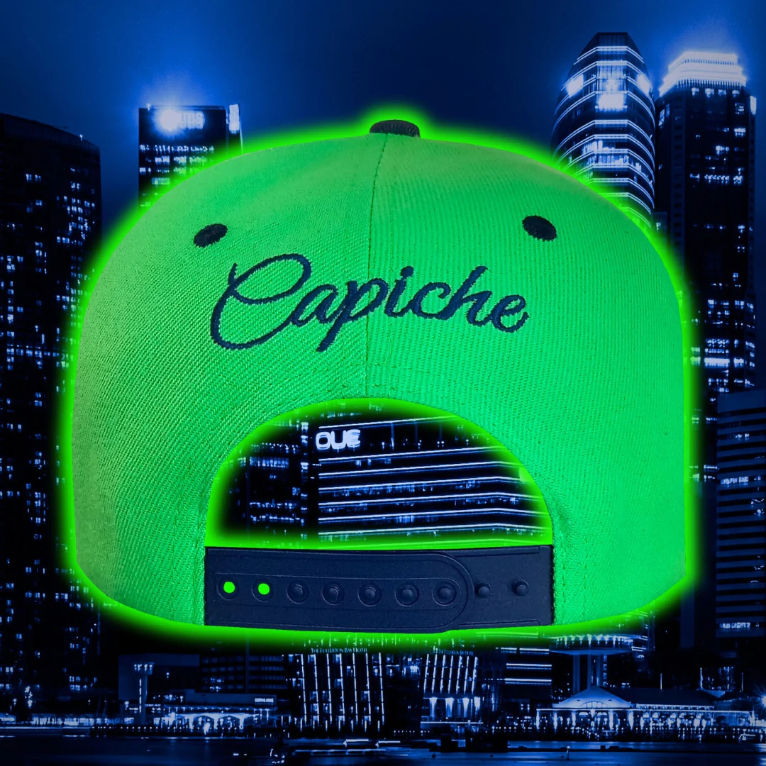 Alien Attack Snapback - Neon Green/Dark Blue - Image 8