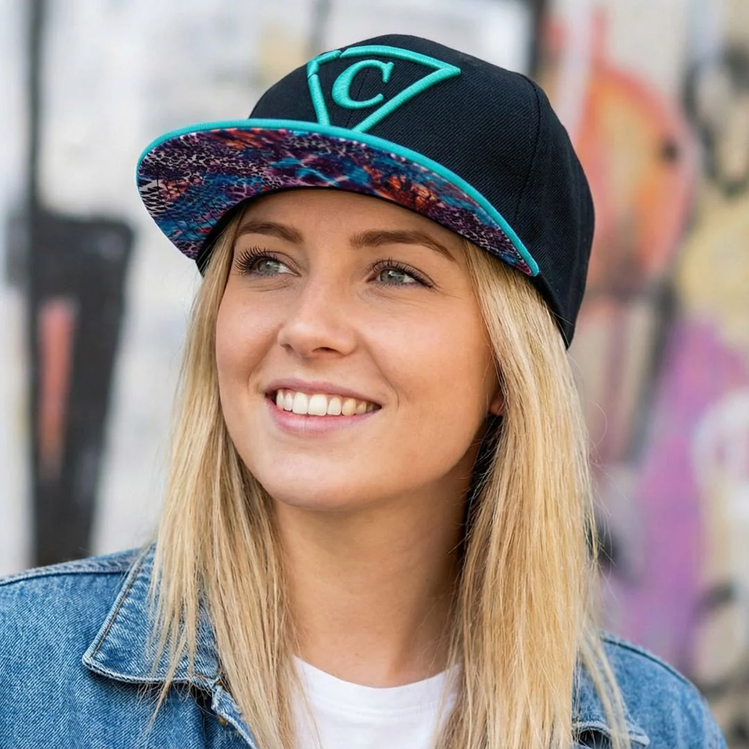 Animix Snapback - Black/Aqua - Image 8