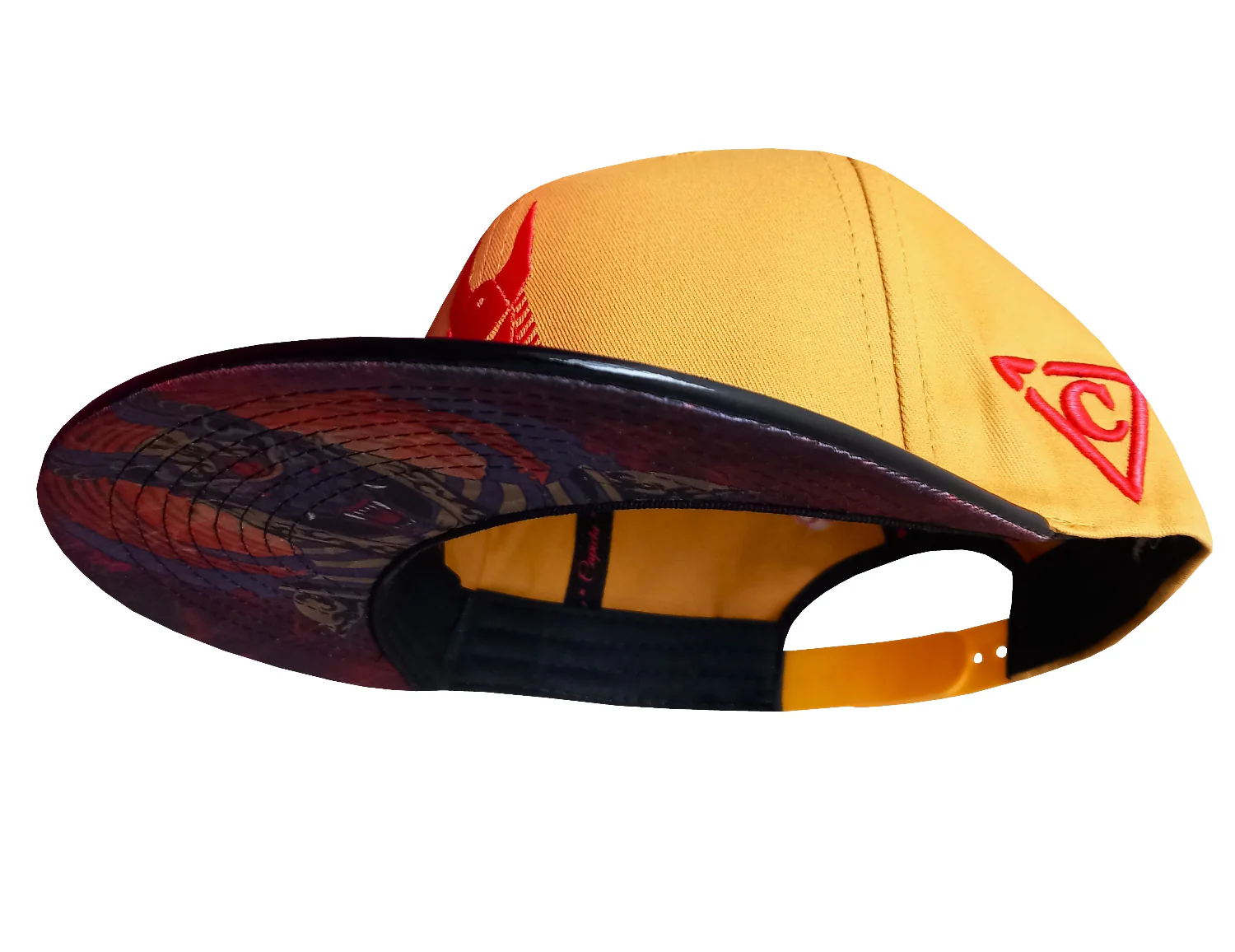Anubis Snapback - Yellow/Metallic Black - Image 10