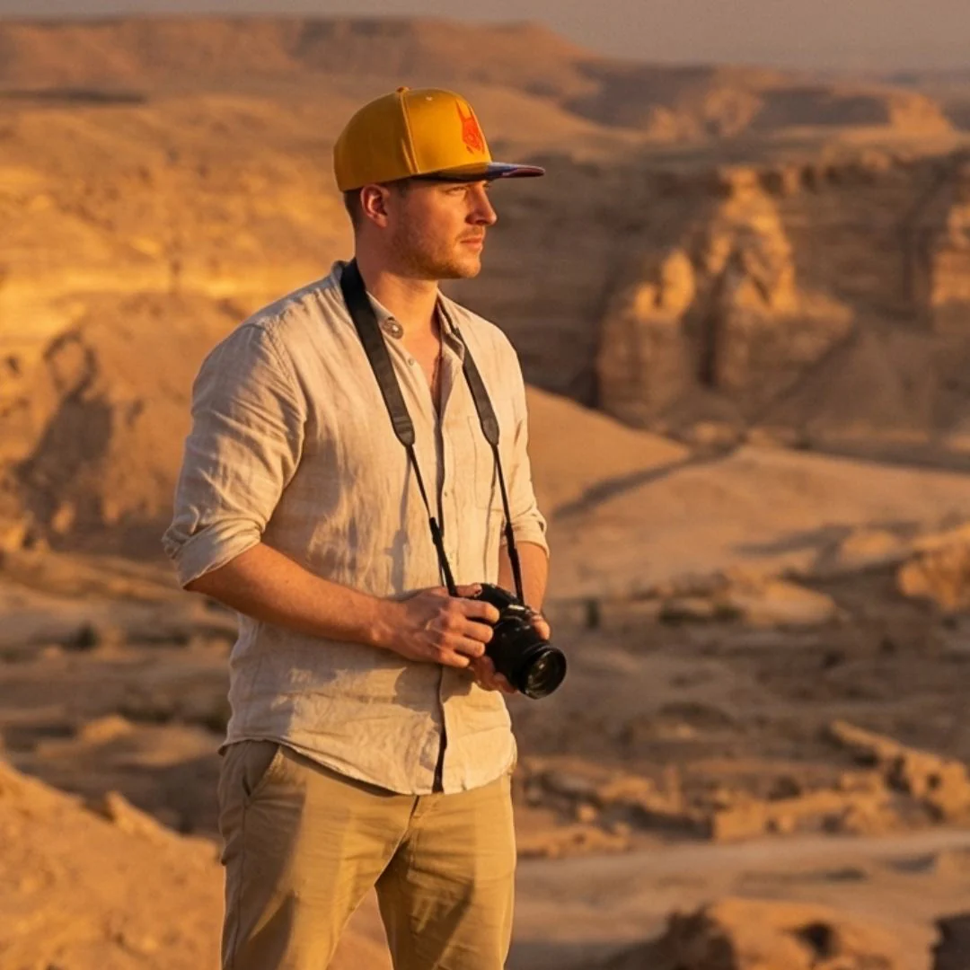 Anubis Snapback - Yellow/Metallic Black - Image 7