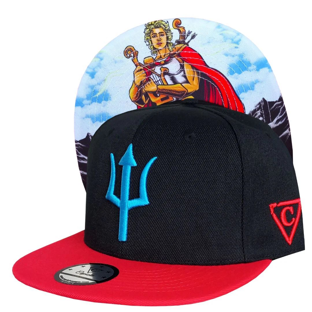 Apollo Snapback - Black/Red