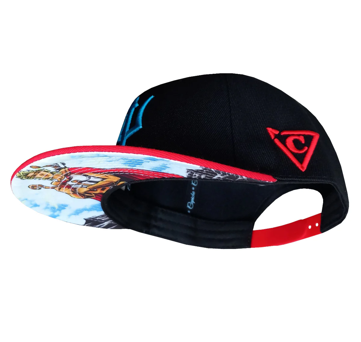 Apollo Snapback - Black/Red - Image 13