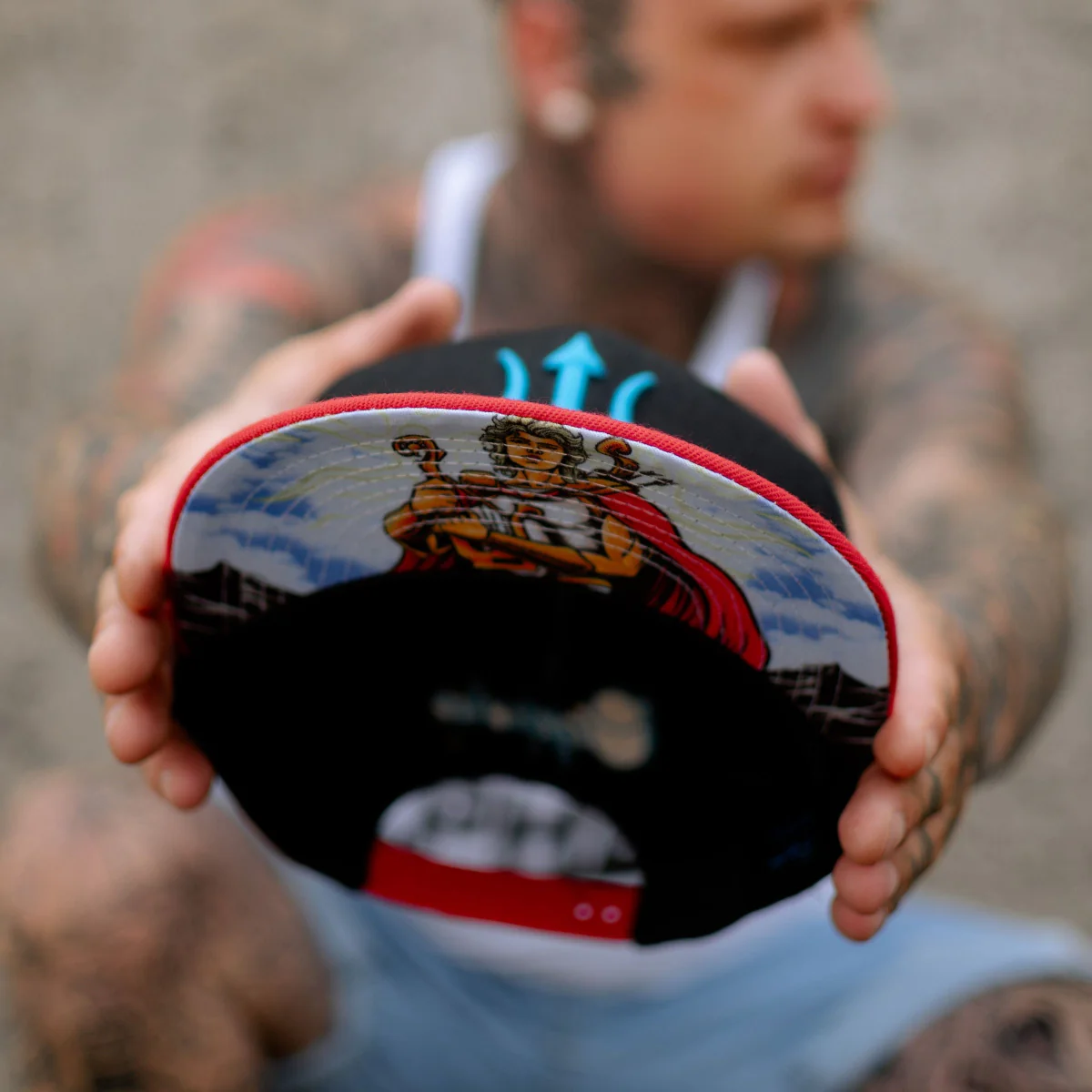 Apollo Snapback - Black/Red - Image 4