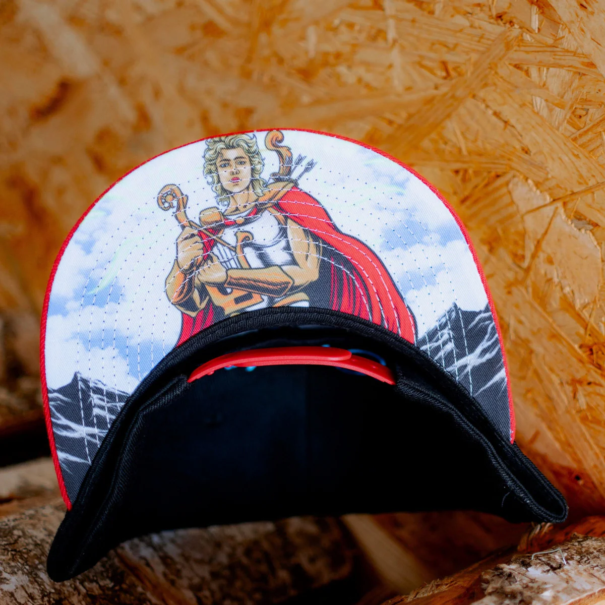Apollo Snapback - Black/Red - Image 6