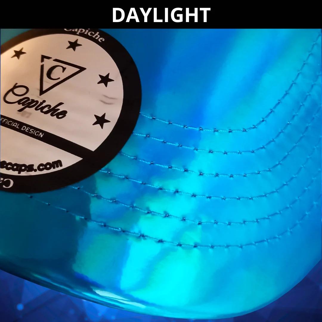 Aquarius Curved Cap - Black/Blue Metallic - Image 13