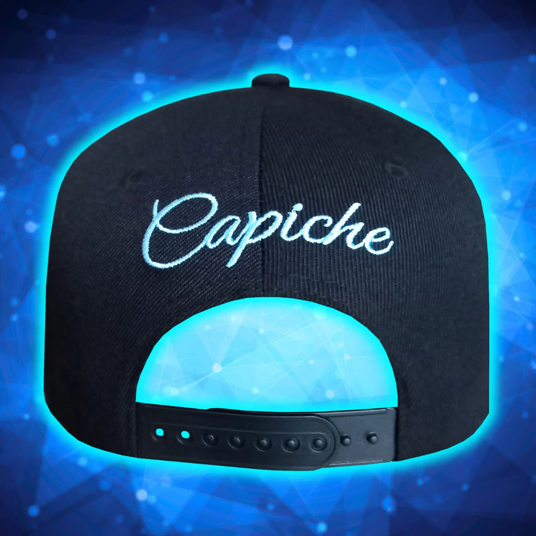 Aquarius Snapback - Black/Blue Metallic - Image 15