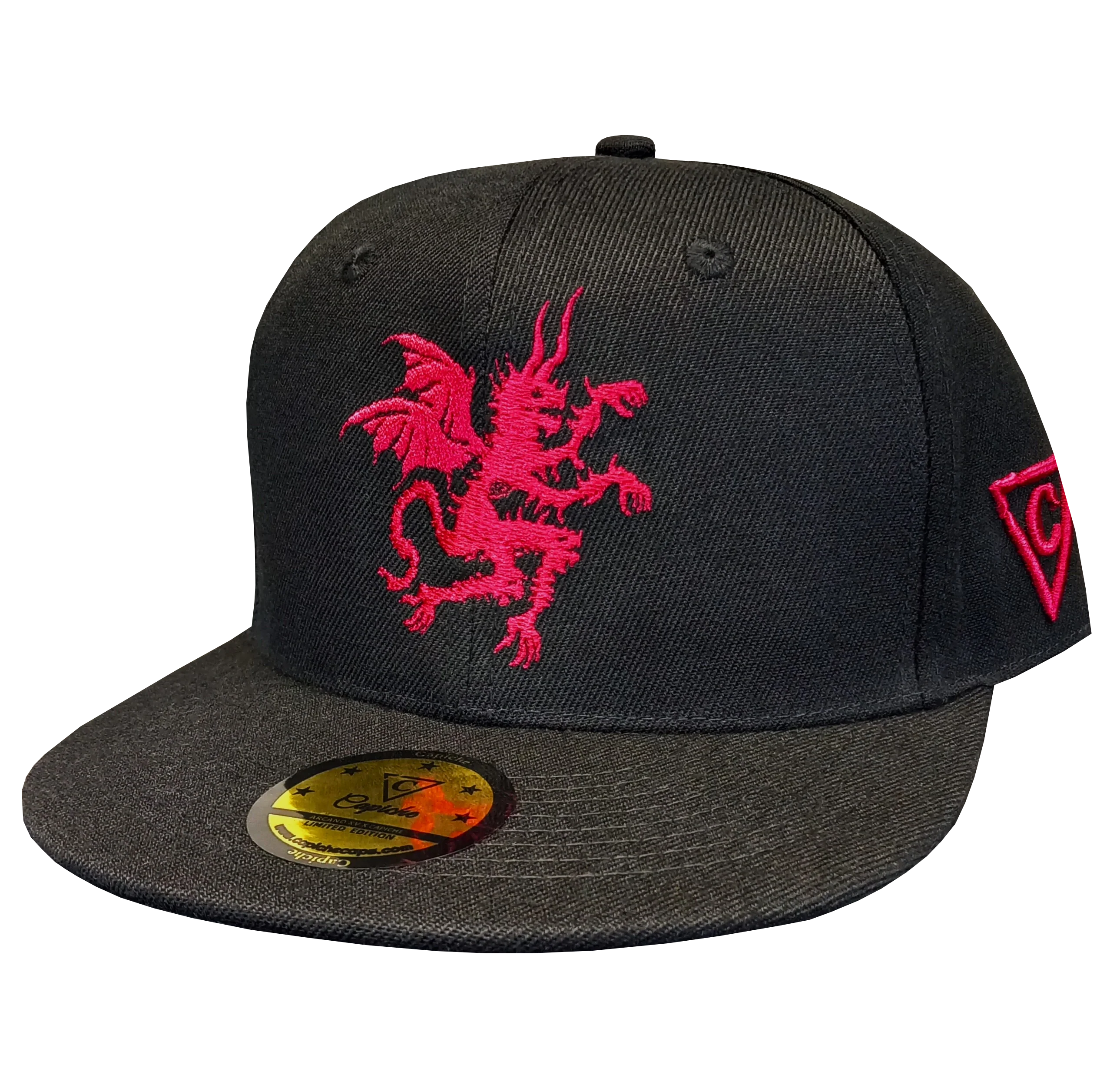 Arcano XV x Capiche Collab Snapback - Black/Red - Image 13