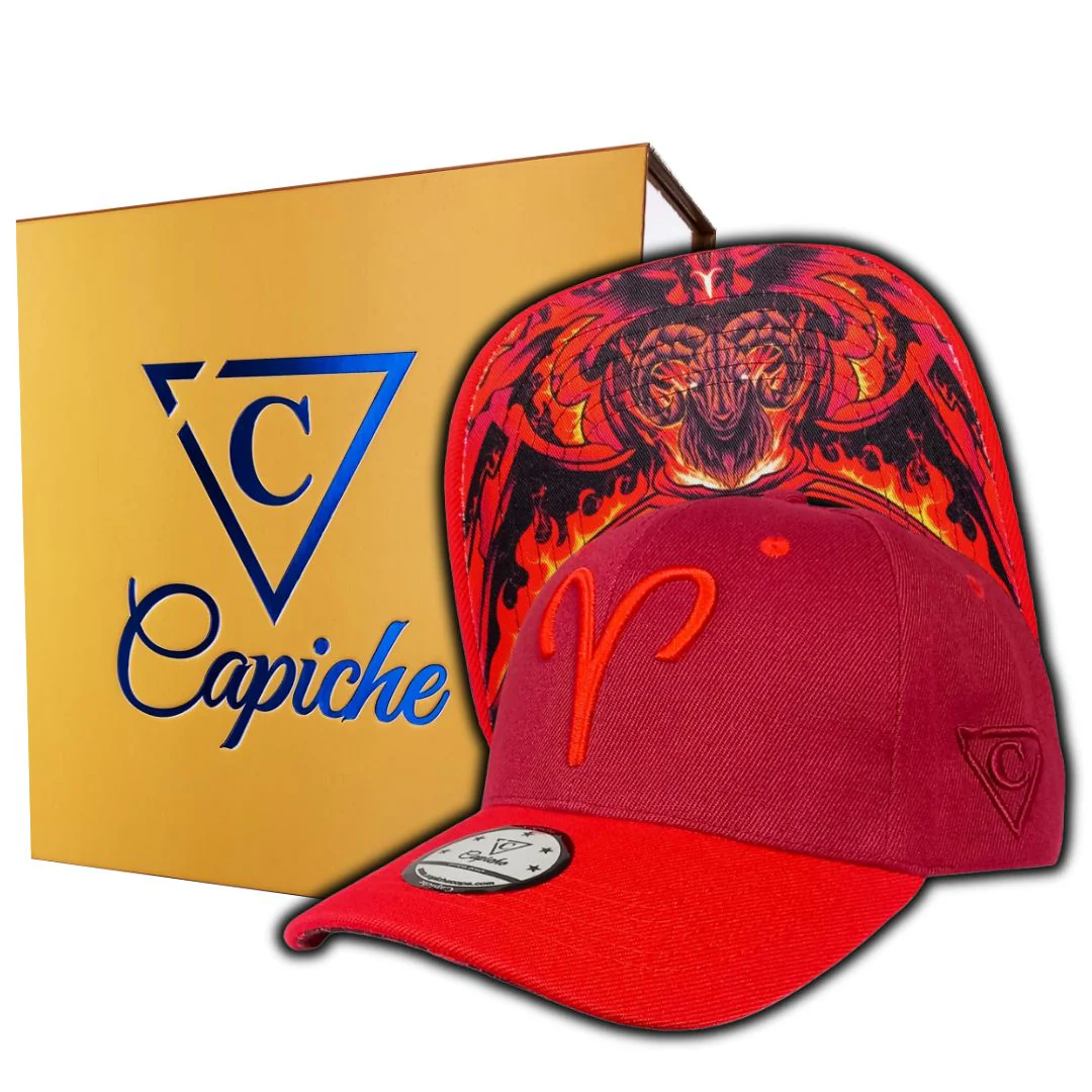 Aries Curved Cap - Red - Image 3