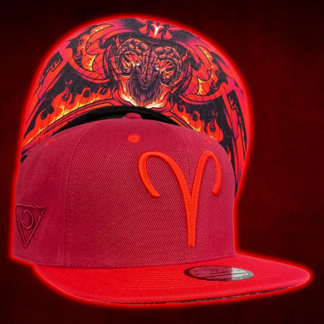 Aries Snapback - Red - Image 13