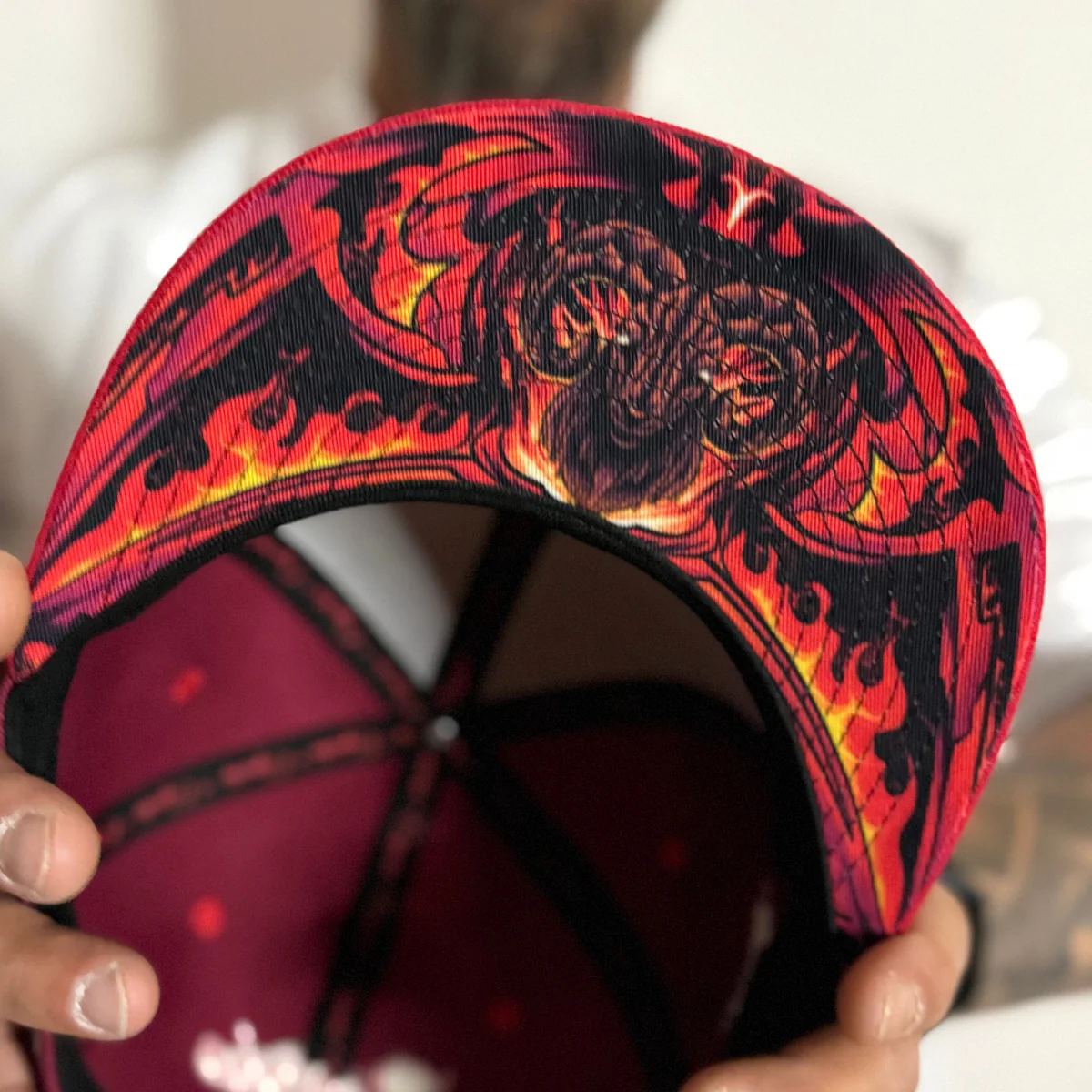 Aries Snapback - Red - Image 4