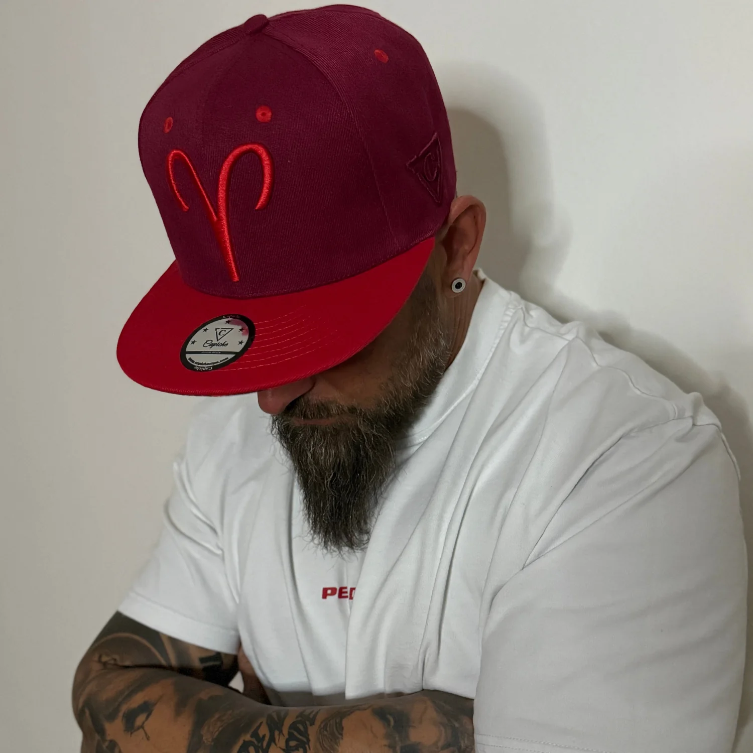 Aries Snapback - Red - Image 5
