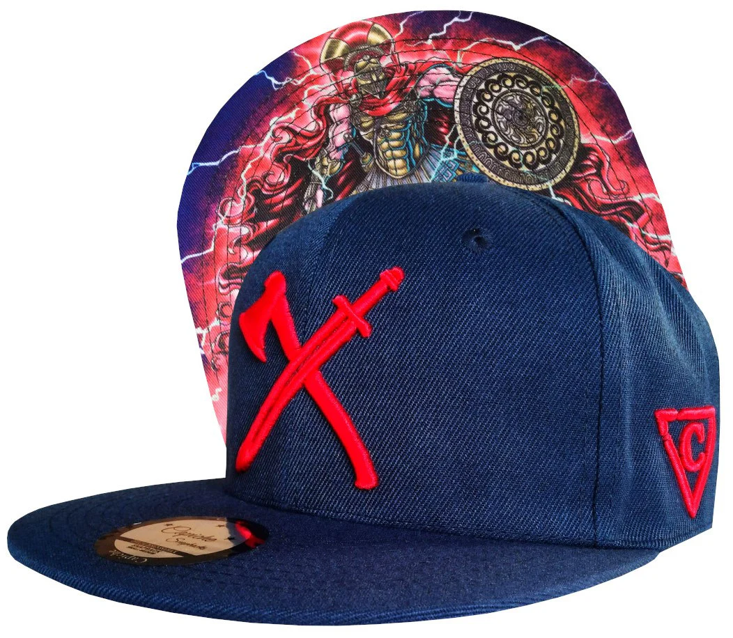 Athenian Hoplite Snapback - Dark Blue