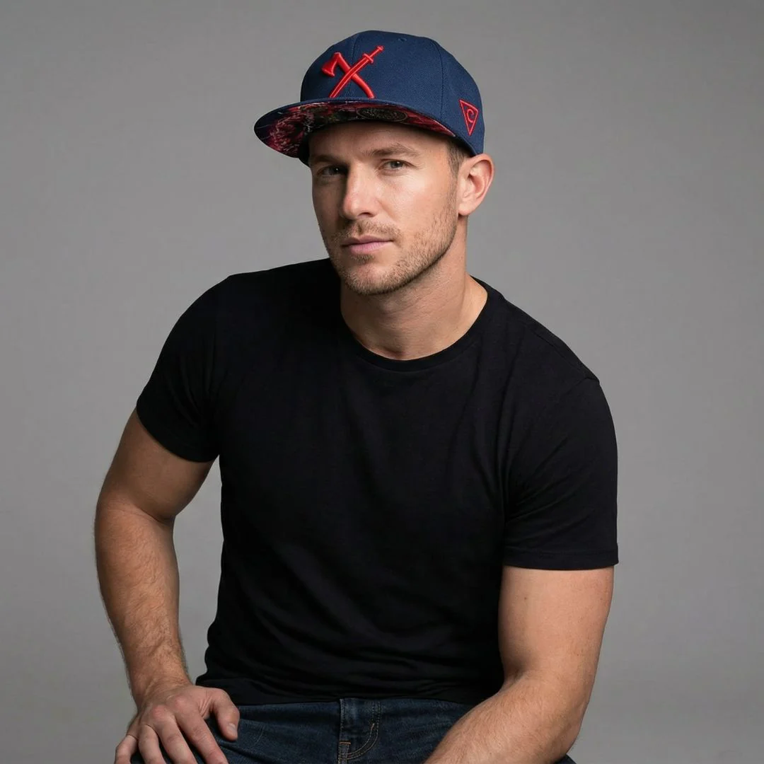 Athenian Hoplite Snapback - Dark Blue - Image 6