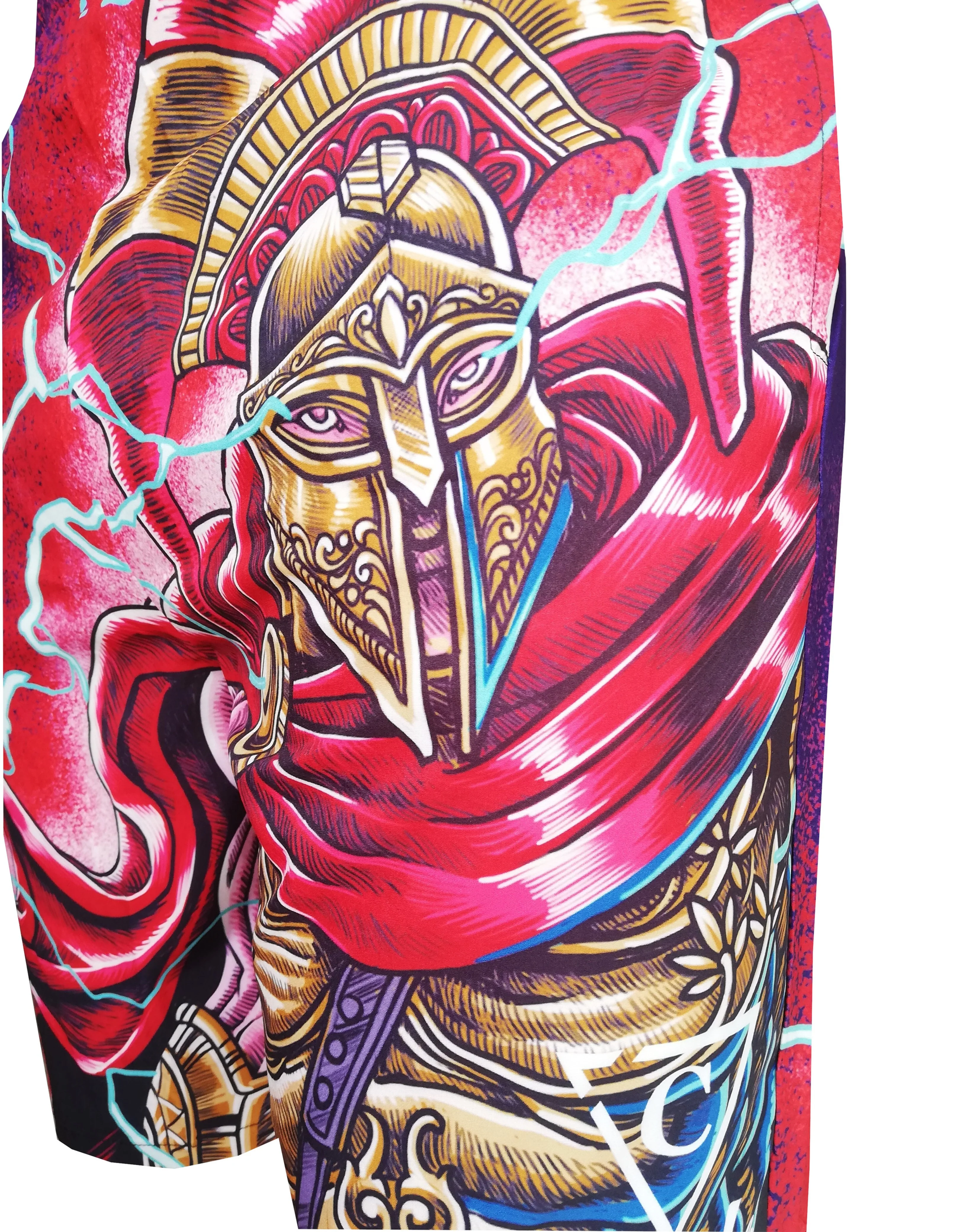 Athenian Hoplite Swim Short - Red - Image 4