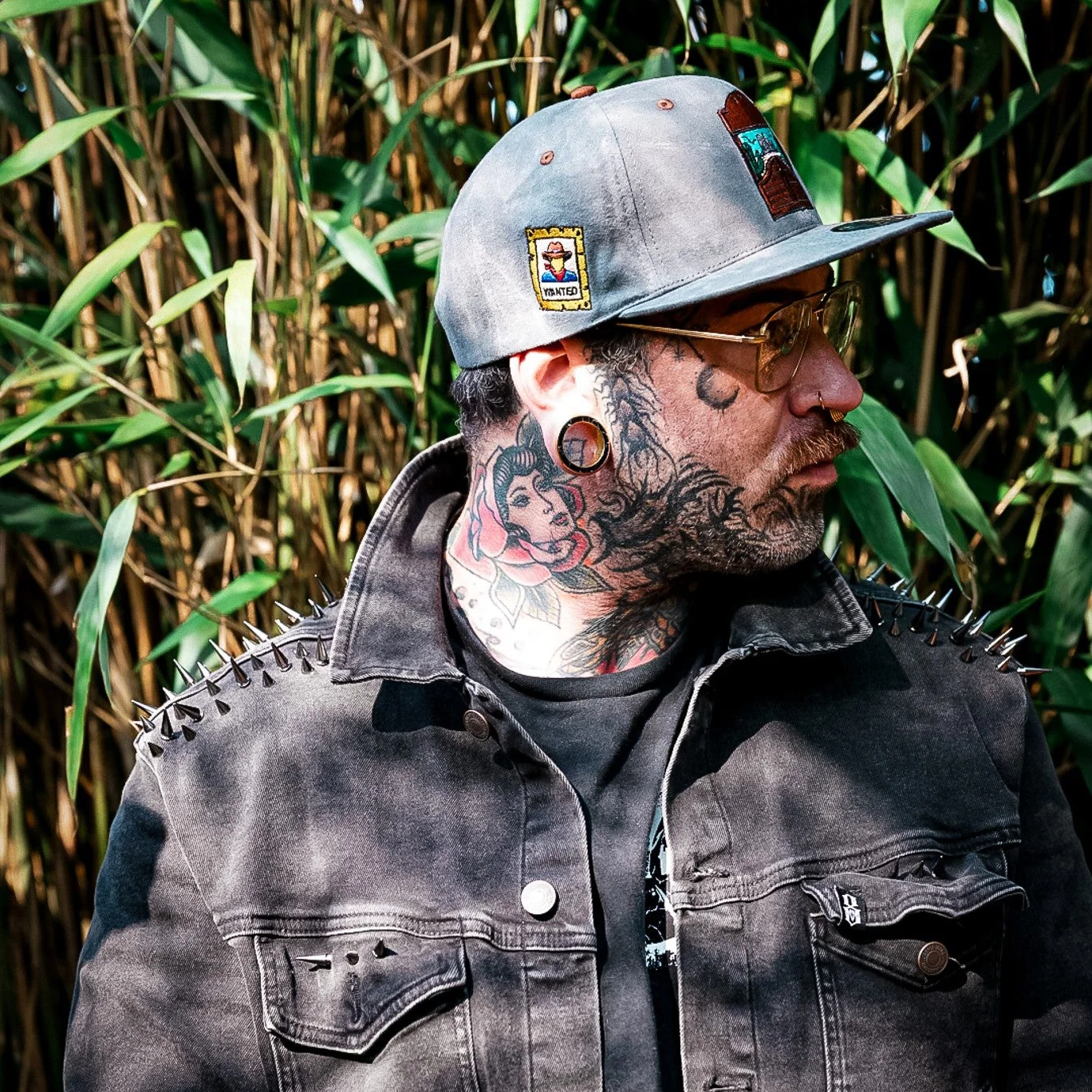 Bar Fight Snapback - Grey Washed Fabric - Image 5