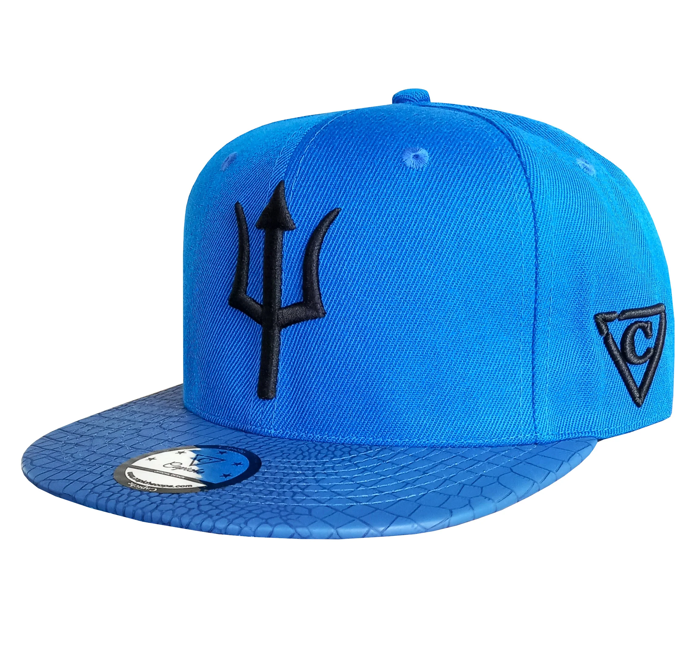 Basilisk Snapback - Blue & Artificial Leather - Image 15