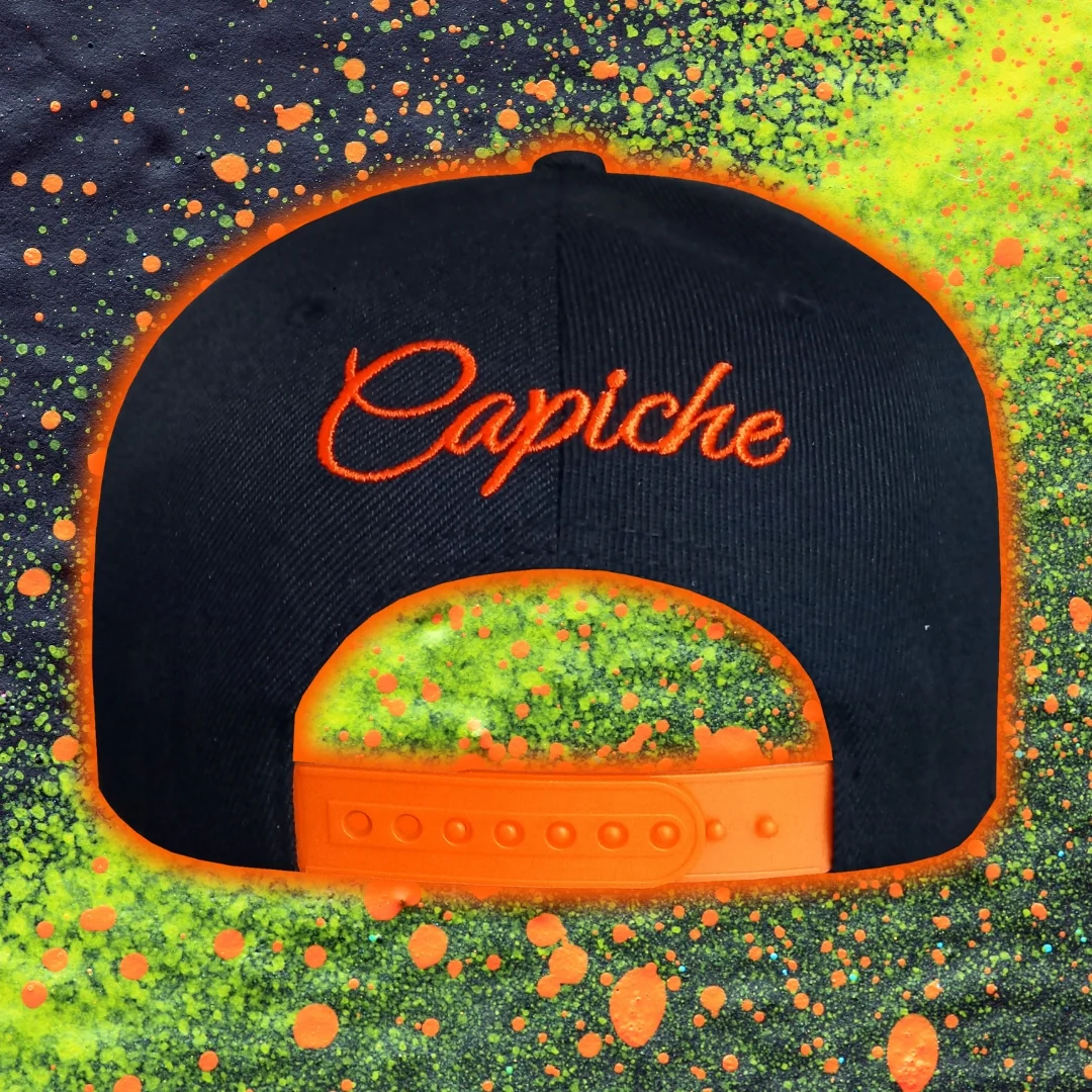 Beatboxer Snapback - Black/Orange Ombre - Image 10