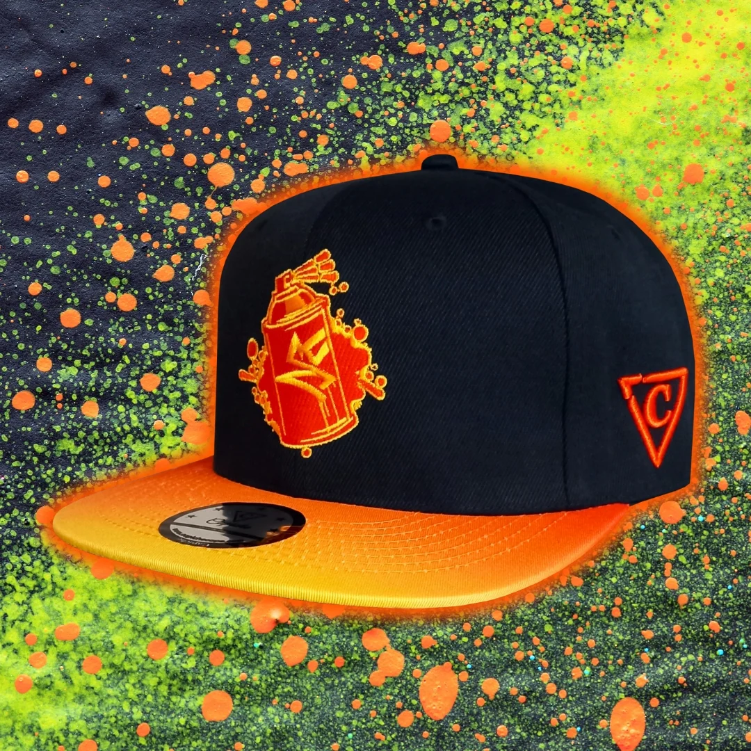Beatboxer Snapback - Black/Orange Ombre - Image 13