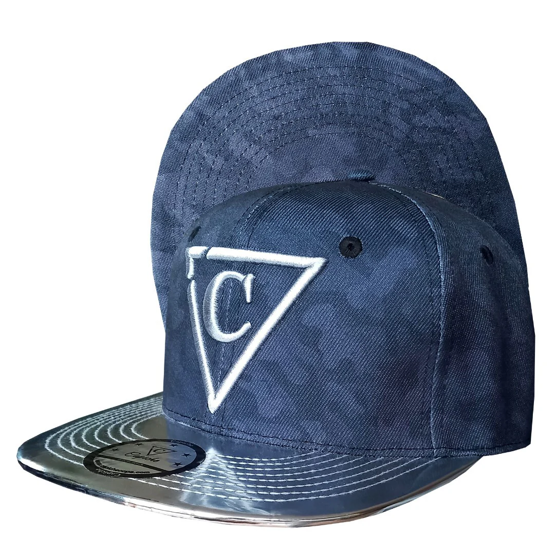 Black Camo Snapback - Black