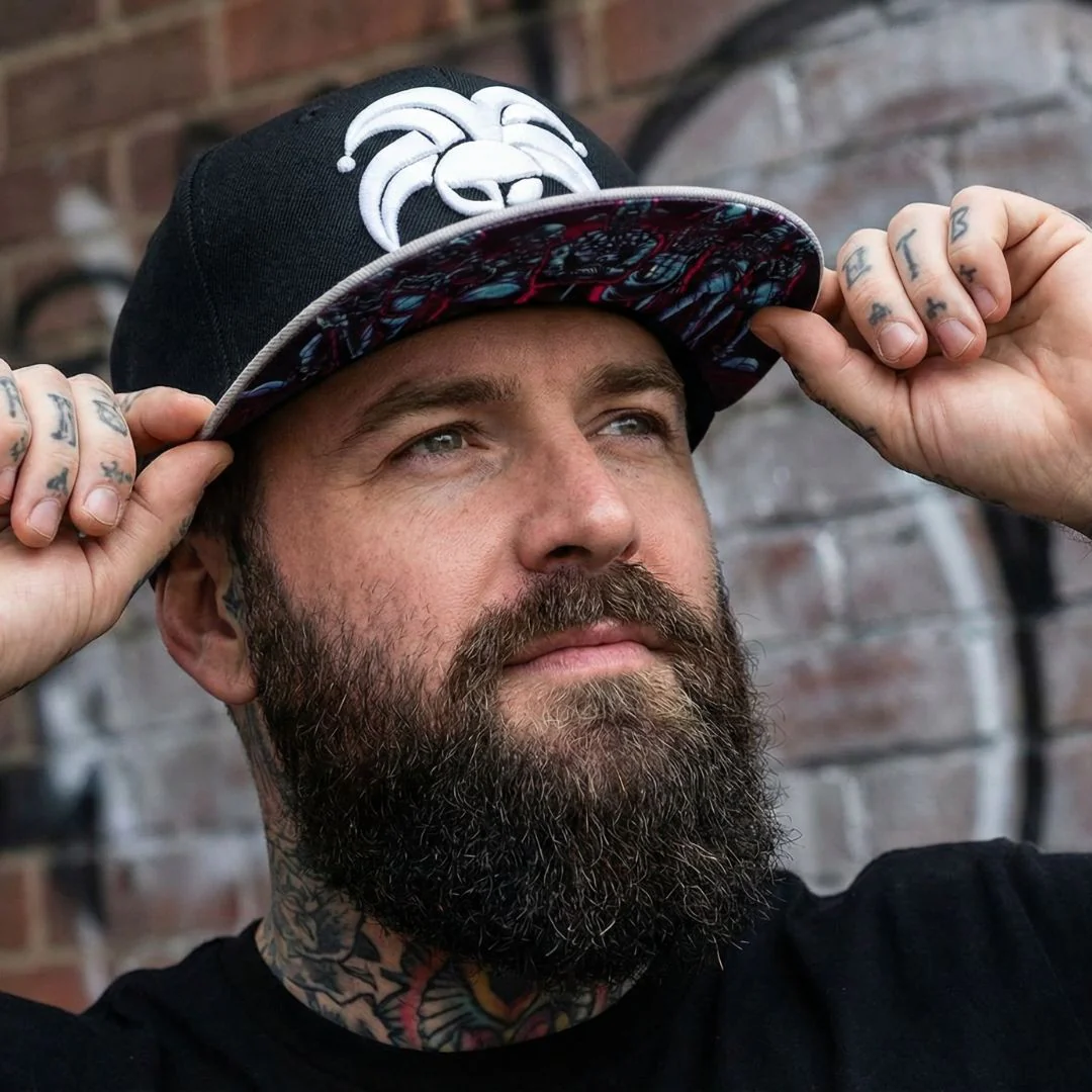 Black Clown Gang Snapback - Black - Image 2
