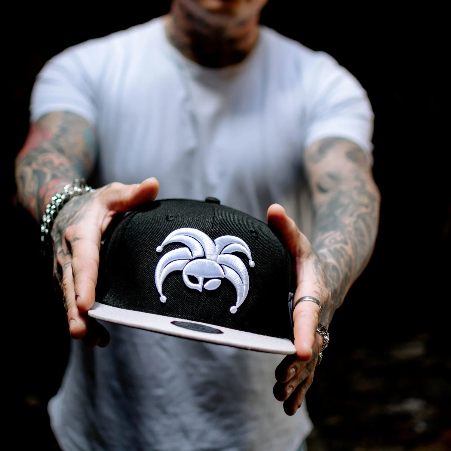 Black Clown Gang Snapback - Black - Image 8