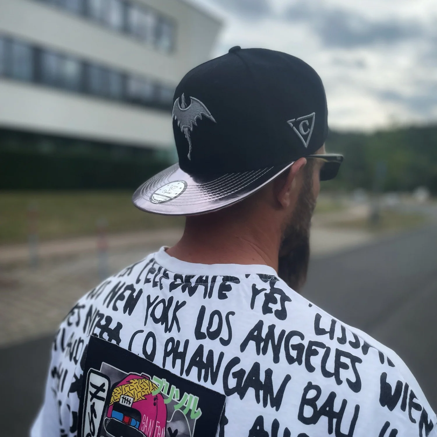 Black Dragon Snapback - Black/Grey Metallic - Image 7