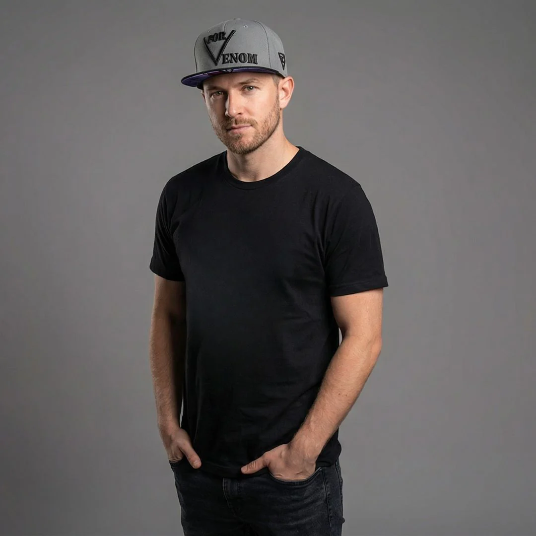 Black Widow Snapback - Grey/Black - Image 7