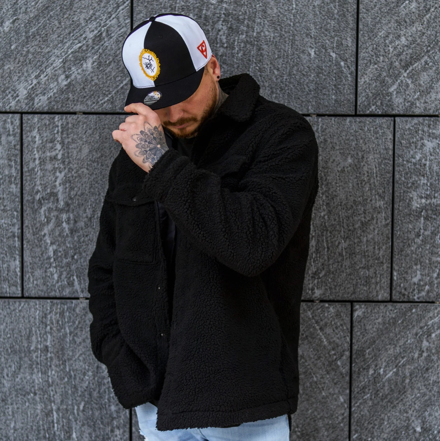 Bloody Mary Snapback - 50/50 Black/White - Image 4