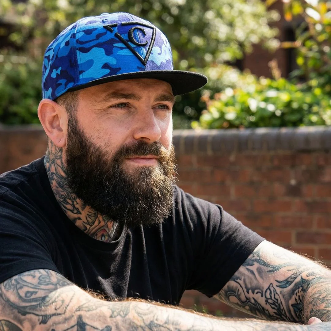 Blue Camo Snapback - Image 4