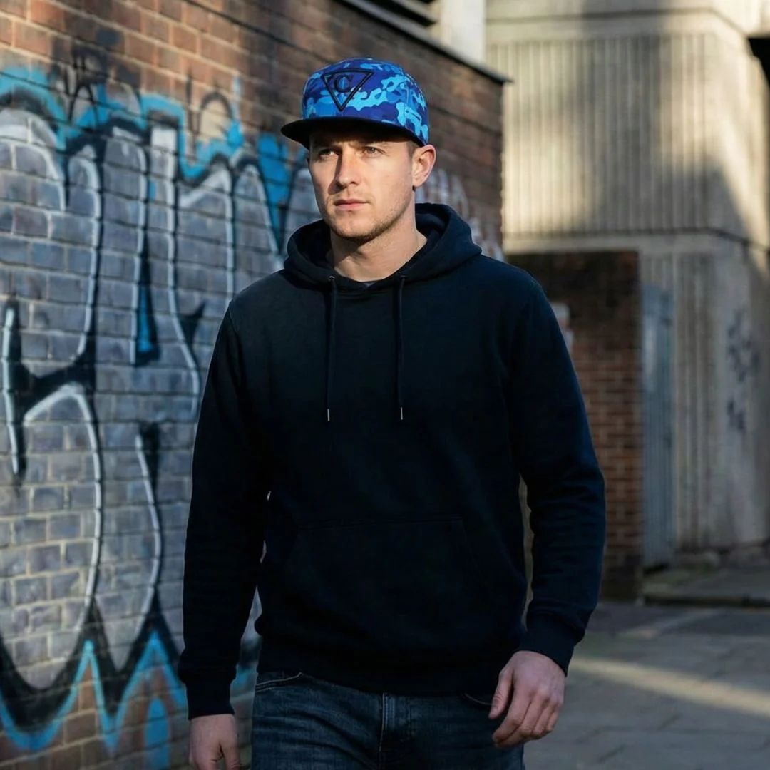 Blue Camo Snapback - Image 6