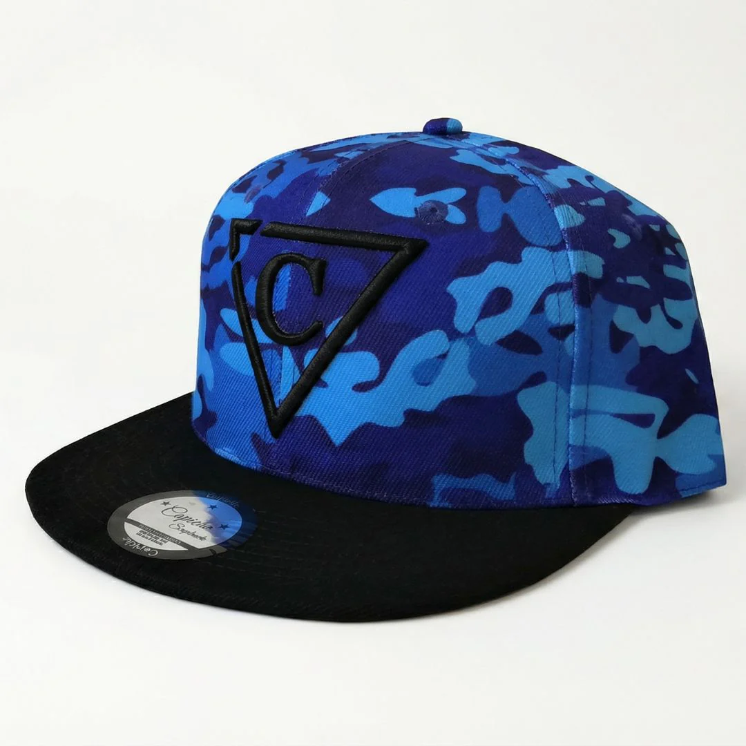 Blue Camo Snapback - Image 8