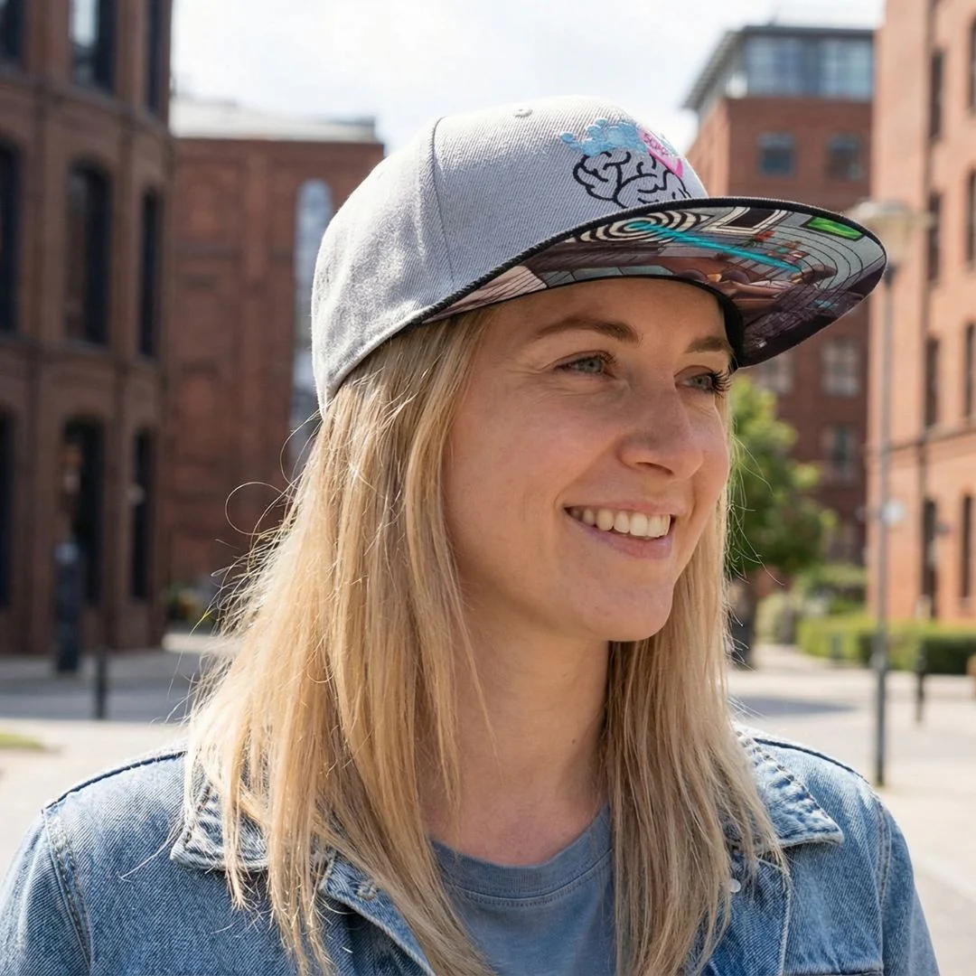 Brainwashed Snapback - Grey/Black - Image 11