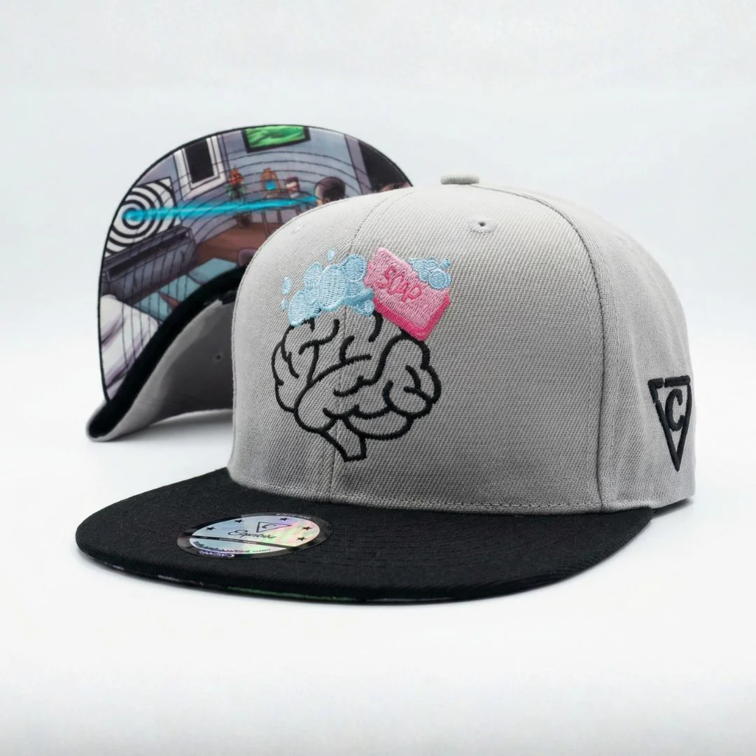 Brainwashed Snapback - Grey/Black - Image 5