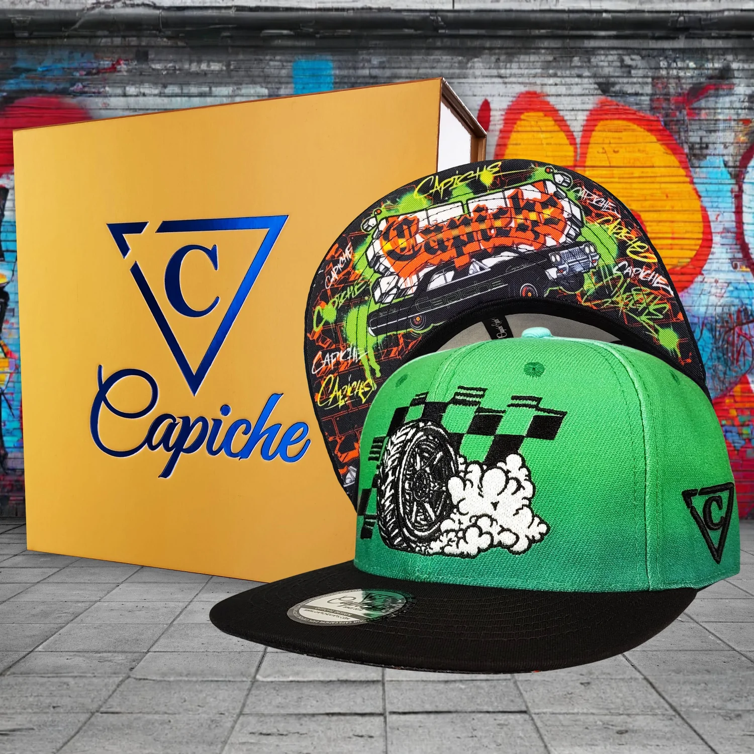 Capiche Drift Snapback - Green Ombre - Image 13