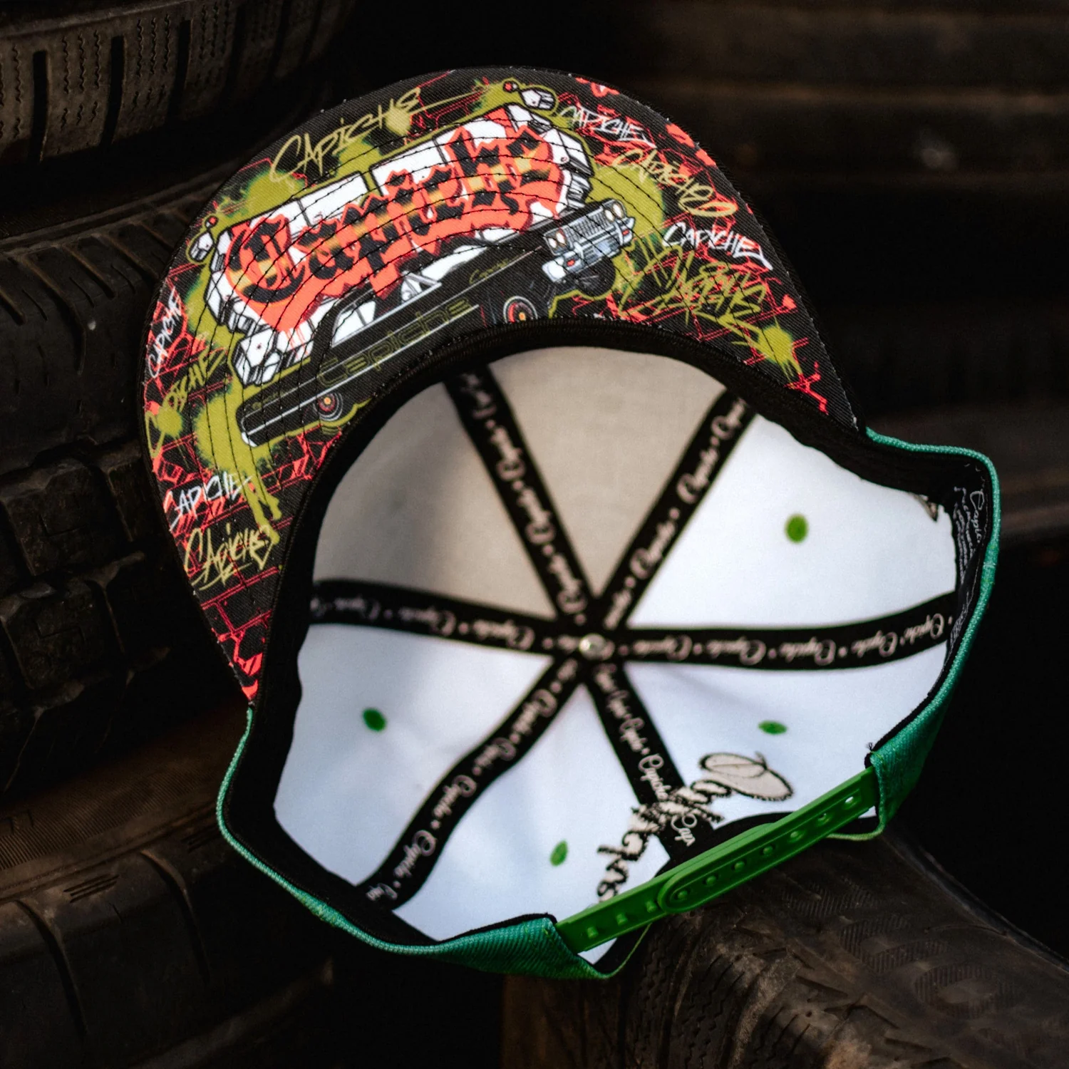 Capiche Drift Snapback - Green Ombre - Image 3
