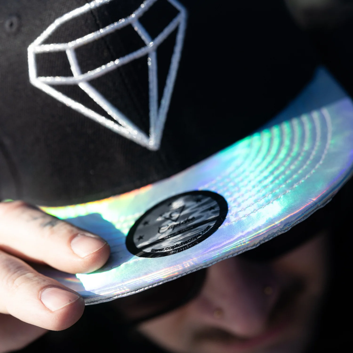 Clear Diamond - Black/Silver Holographic - Image 7