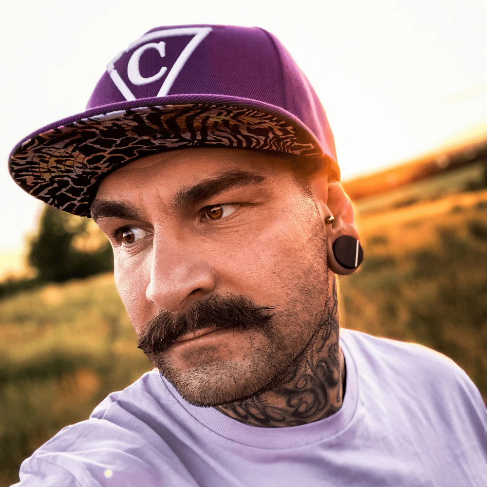 Colored Safari Snapback - Purple - Image 3
