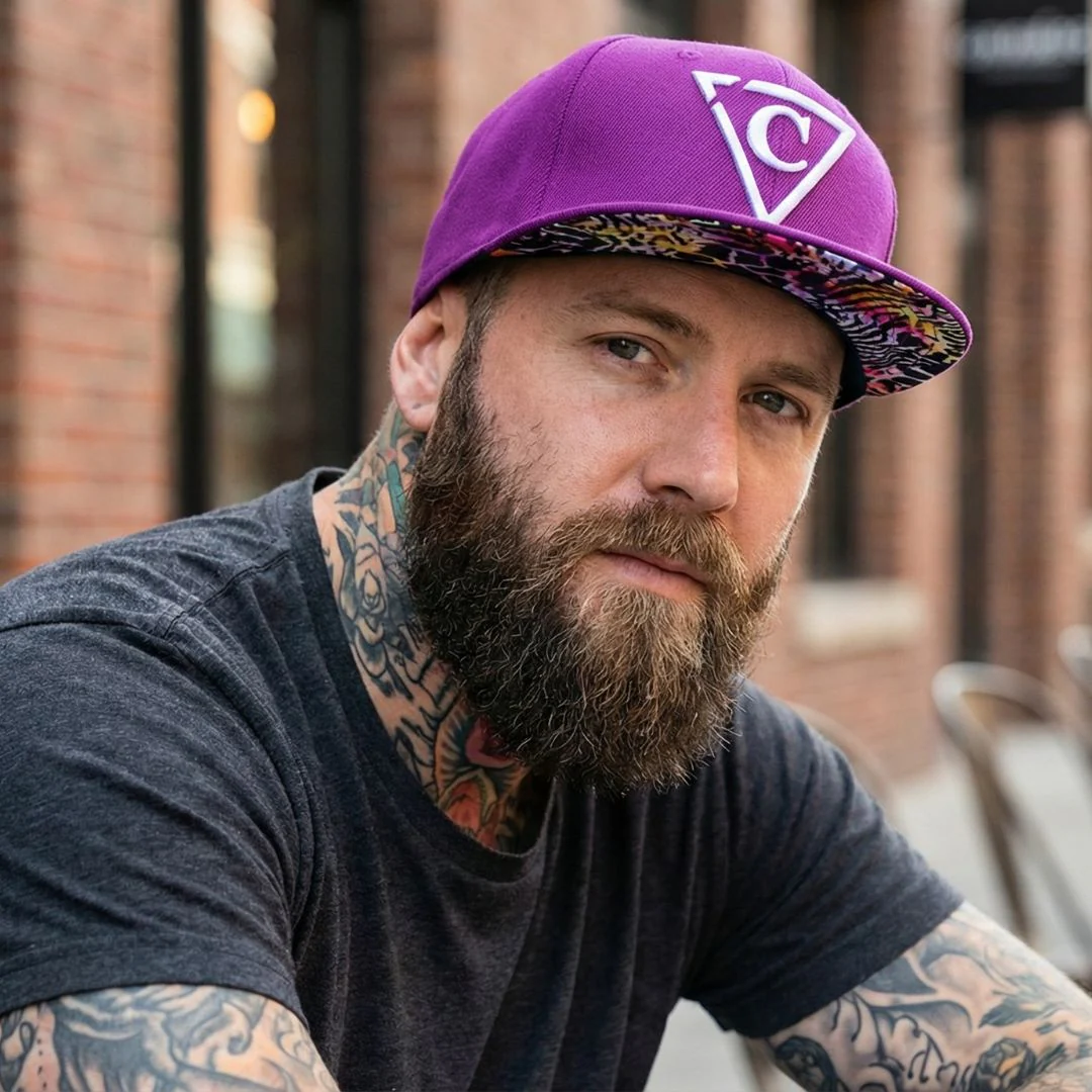 Colored Safari Snapback - Purple - Image 4