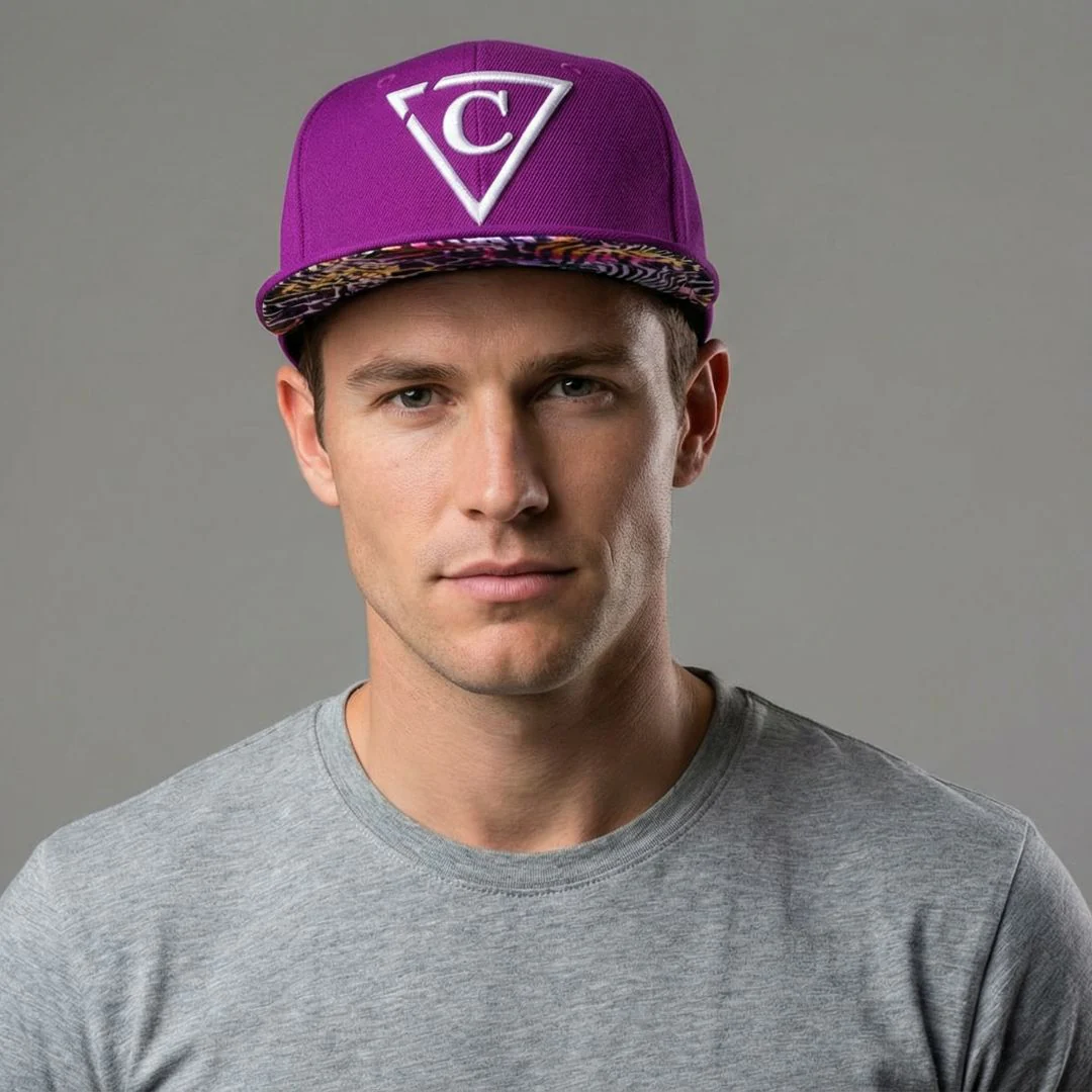 Colored Safari Snapback - Purple - Image 7