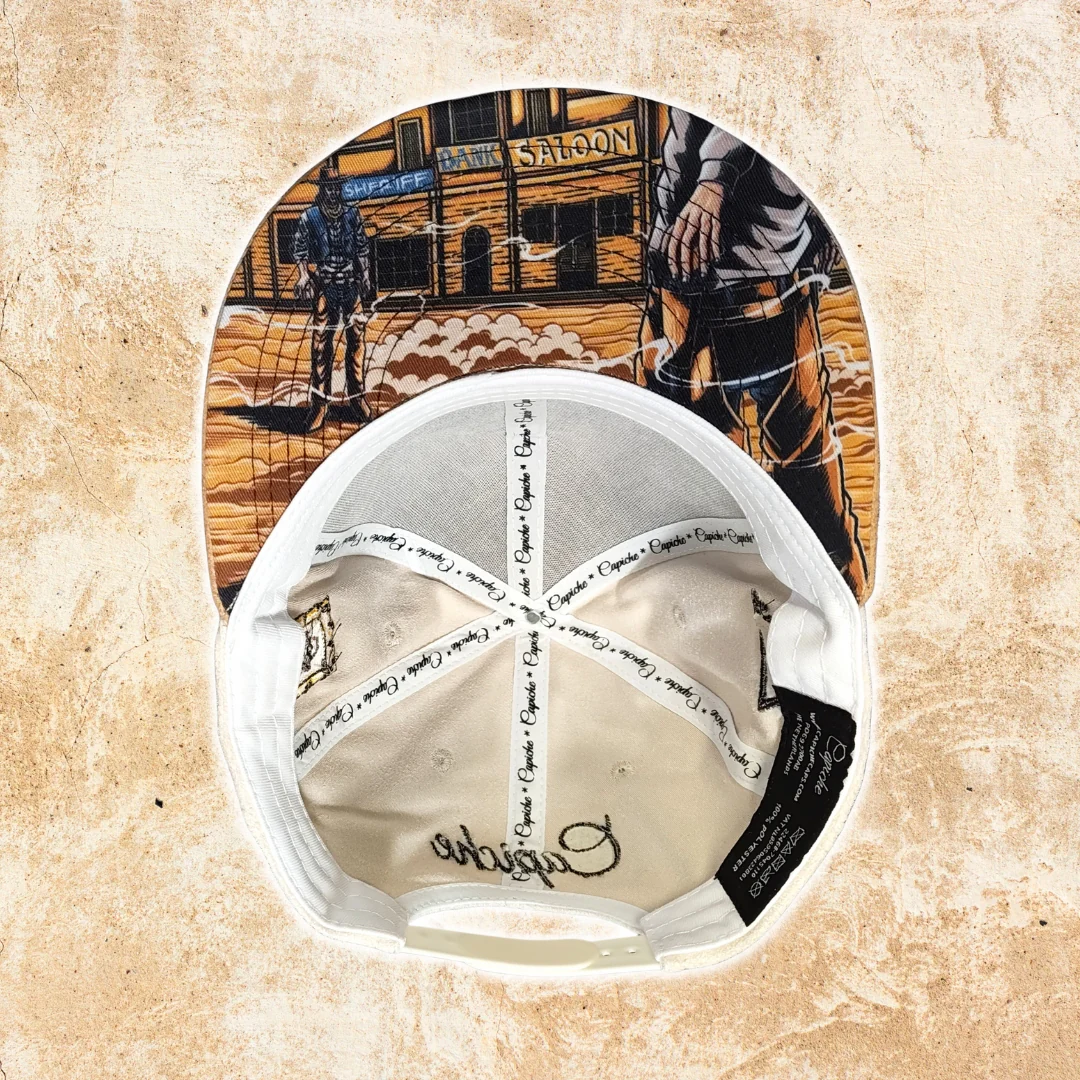 Cowboy Duel Snapback - Light Beige Suede - Image 11