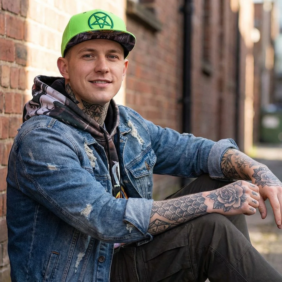 Cursed Mansion Snapback - Neon Green - Image 2
