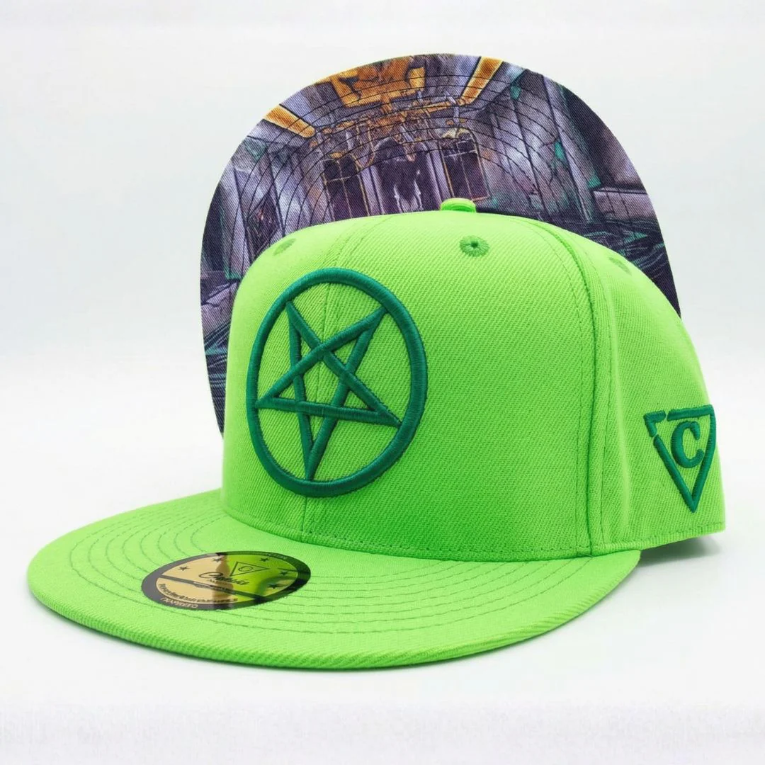 Cursed Mansion Snapback - Neon Green - Image 8