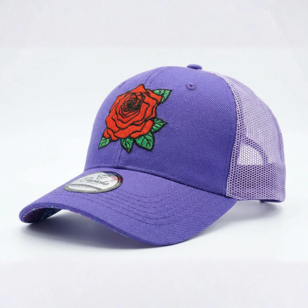 Day Of The Dead 1 Trucker Cap - Purple - Image 3
