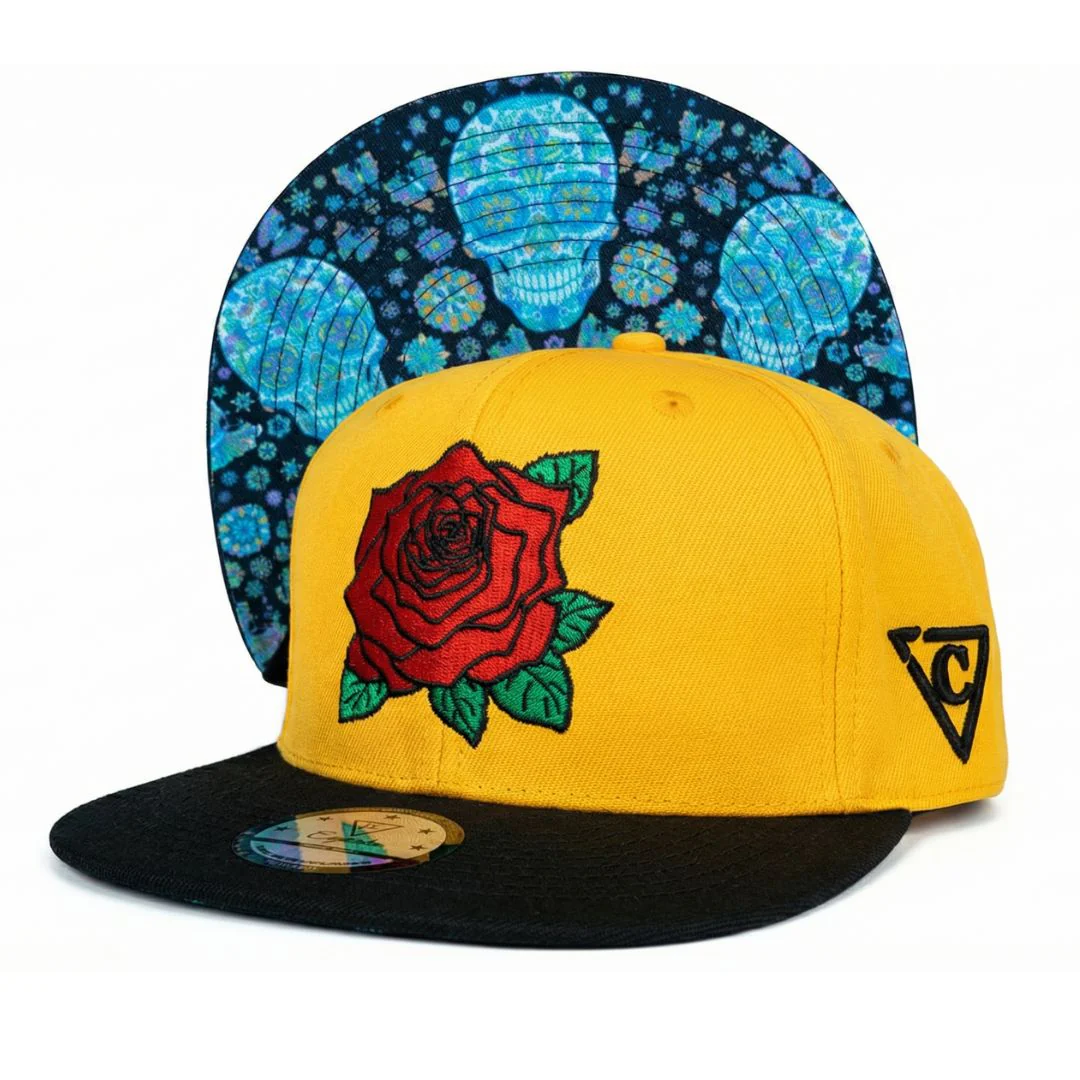 Day Of The Dead 2 Snapback - Yellow - Image 13