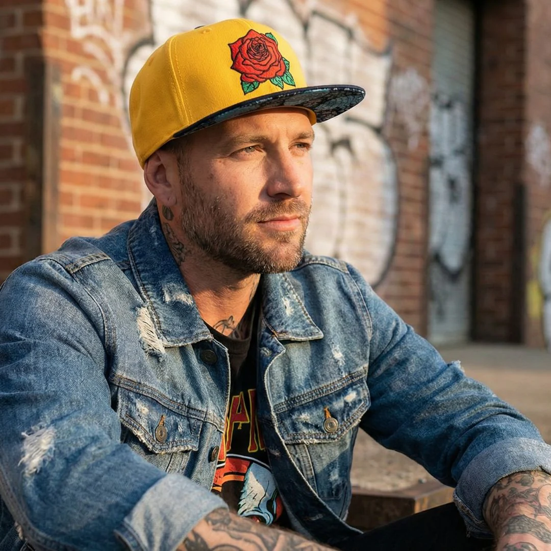 Day Of The Dead 2 Snapback - Yellow - Image 2