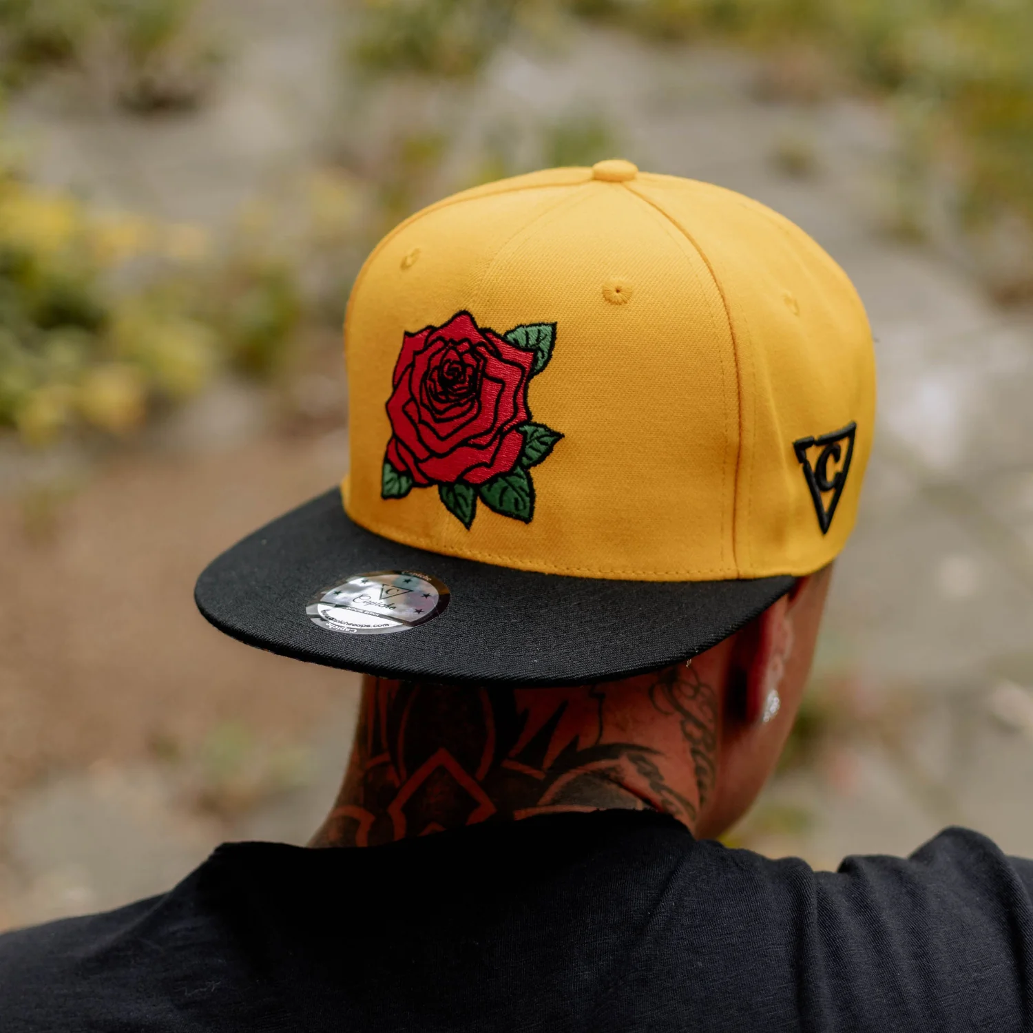 Day Of The Dead 2 Snapback - Yellow - Image 5