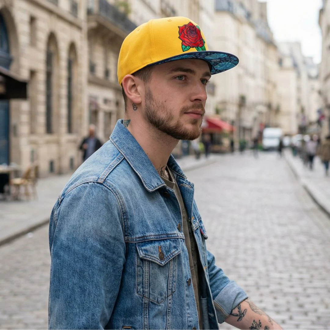 Day Of The Dead 2 Snapback - Yellow - Image 6